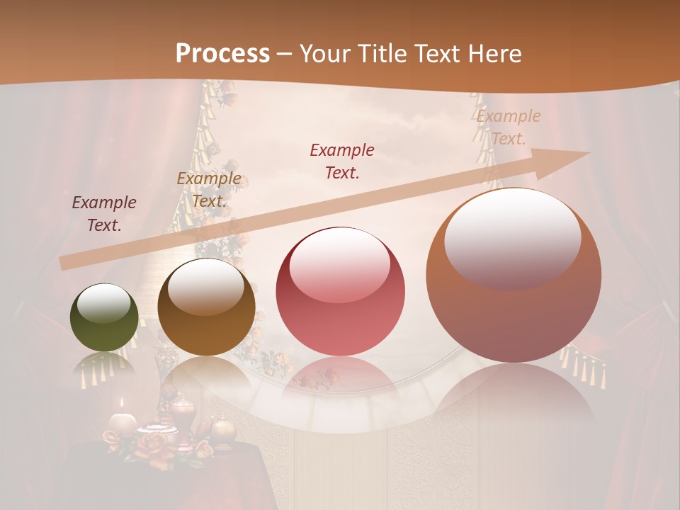 Obrus Wiktoria Czerwony PowerPoint Template