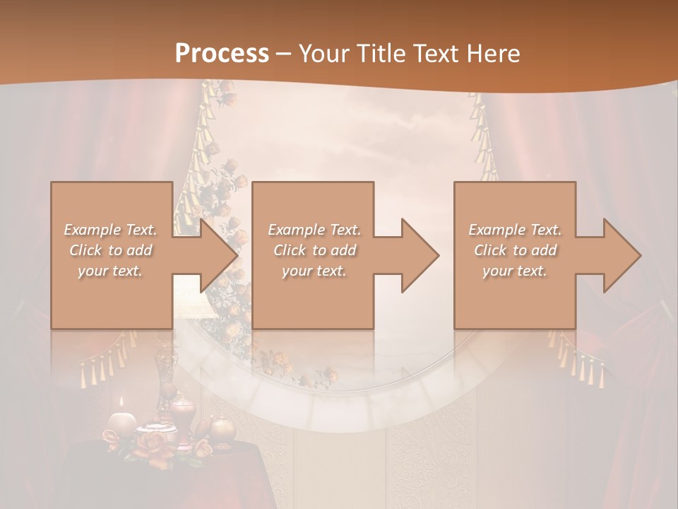 Obrus Wiktoria Czerwony PowerPoint Template