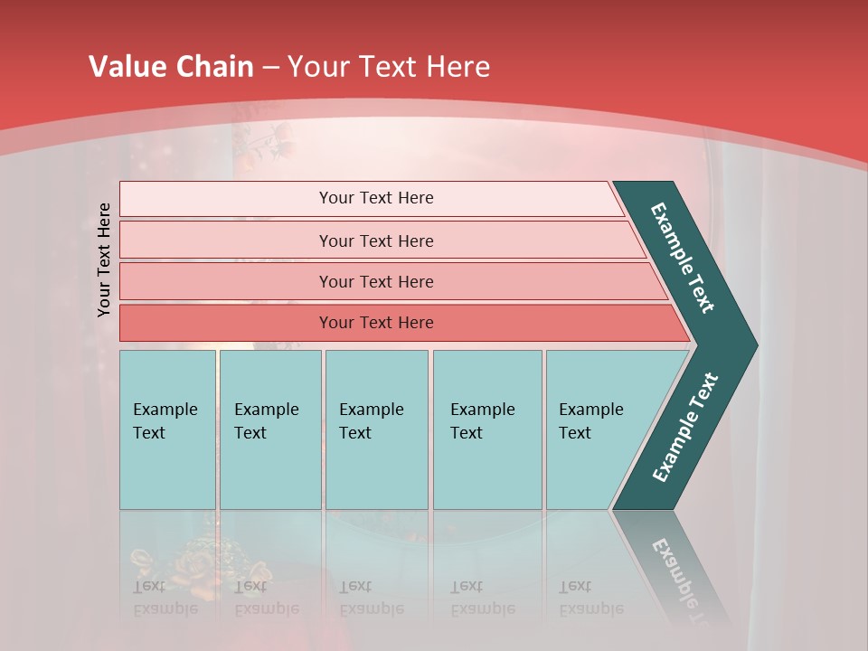 Pok Czerwony Obrus PowerPoint Template