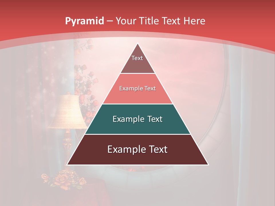 Pok Czerwony Obrus PowerPoint Template