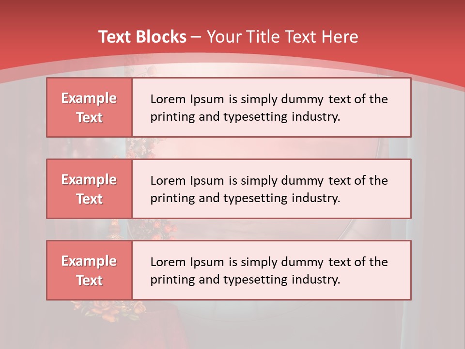 Pok Czerwony Obrus PowerPoint Template