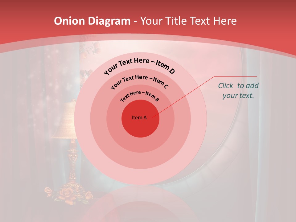 Pok Czerwony Obrus PowerPoint Template