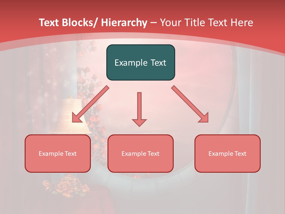 Pok Czerwony Obrus PowerPoint Template