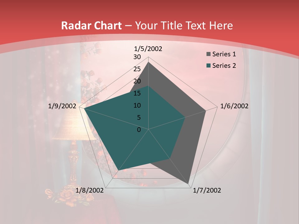 Pok Czerwony Obrus PowerPoint Template