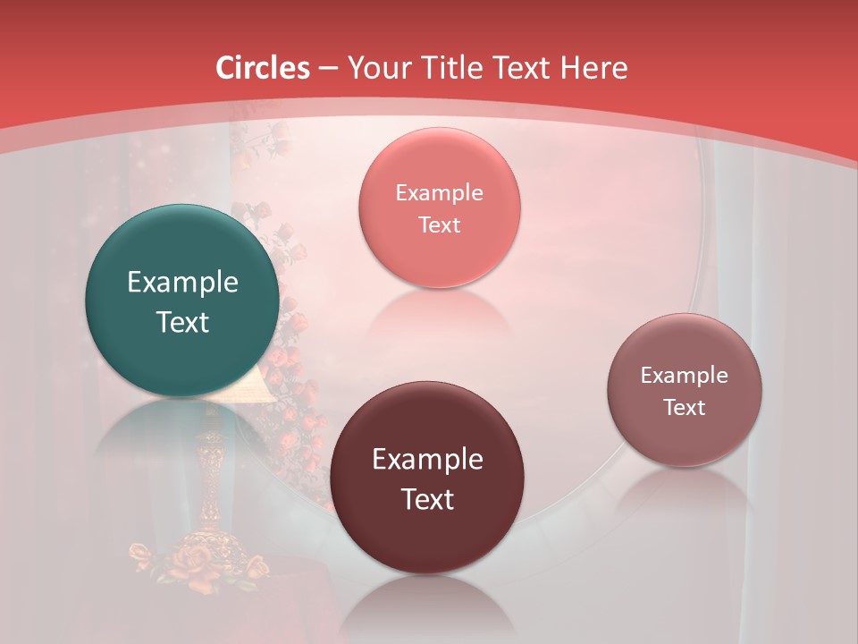 Pok Czerwony Obrus PowerPoint Template