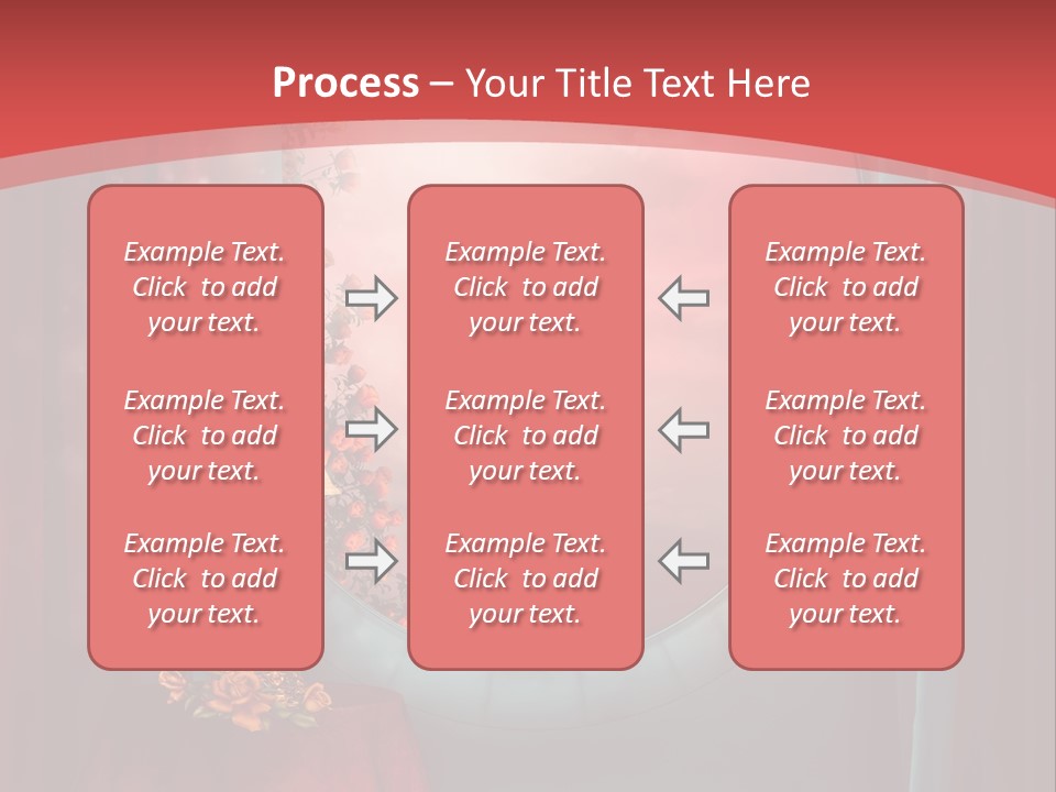Pok Czerwony Obrus PowerPoint Template
