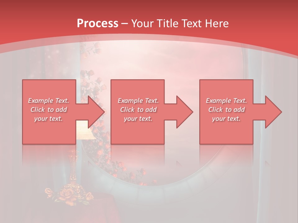 Pok Czerwony Obrus PowerPoint Template