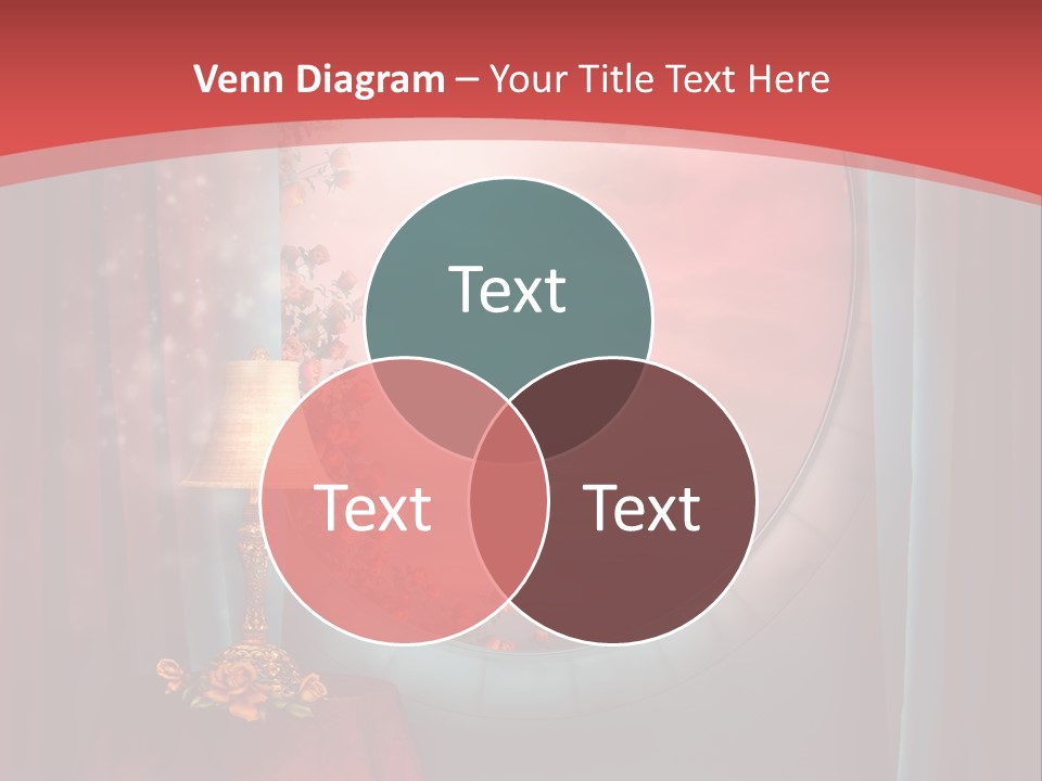 Pok Czerwony Obrus PowerPoint Template