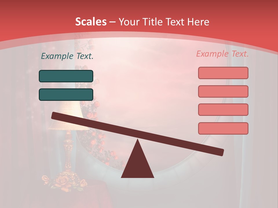 Pok Czerwony Obrus PowerPoint Template