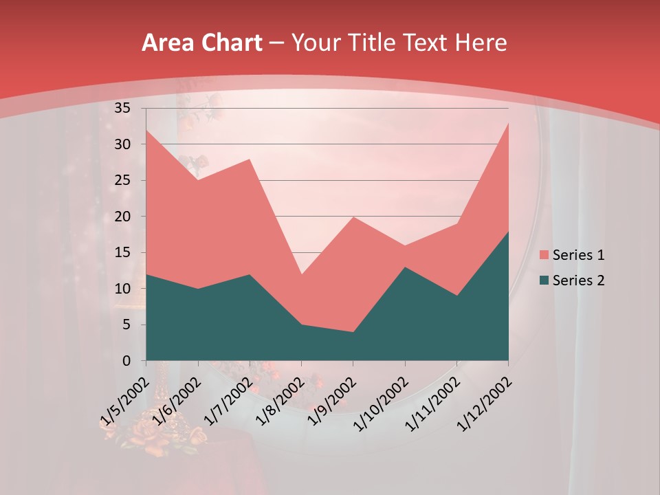 Pok Czerwony Obrus PowerPoint Template