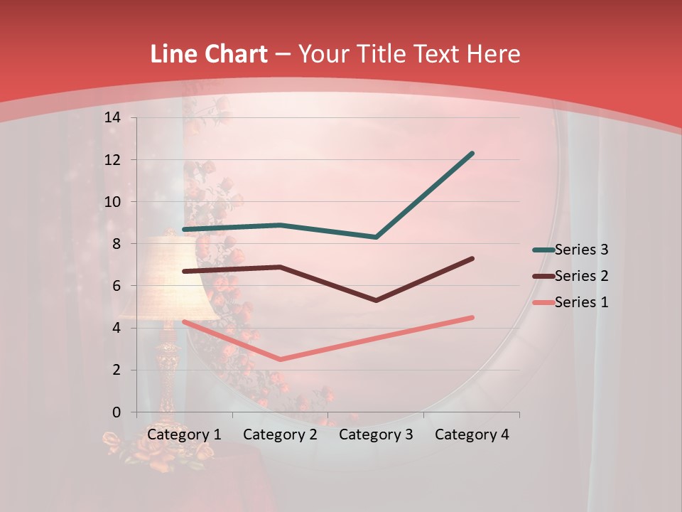 Pok Czerwony Obrus PowerPoint Template