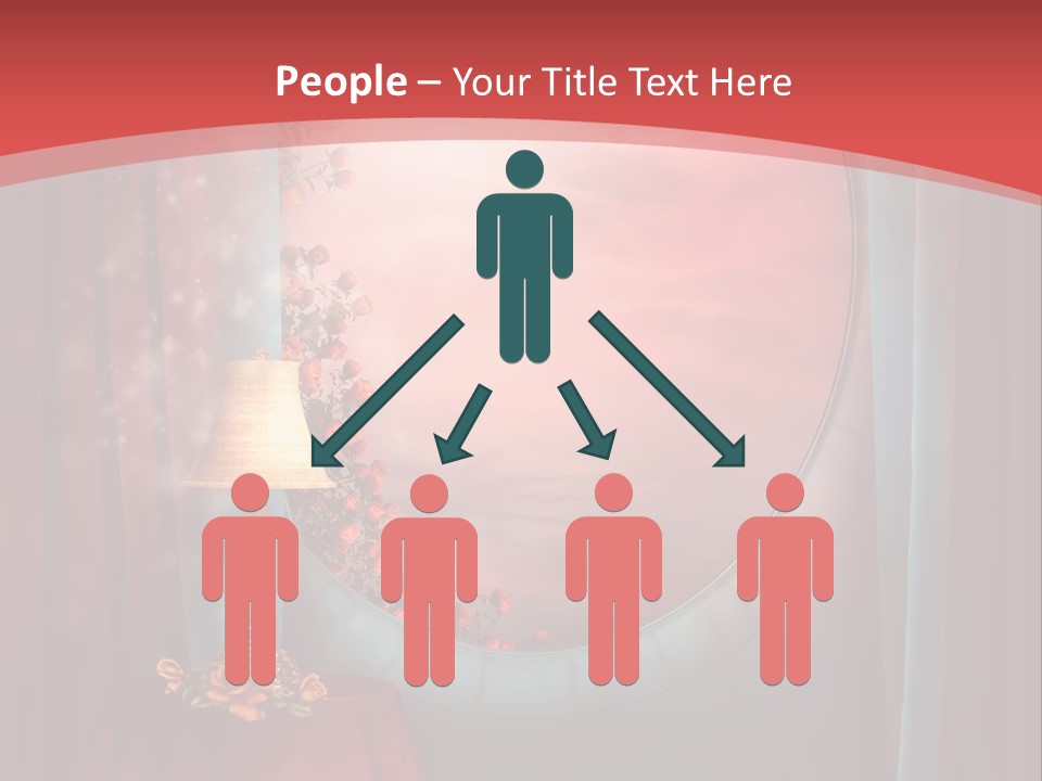 Pok Czerwony Obrus PowerPoint Template