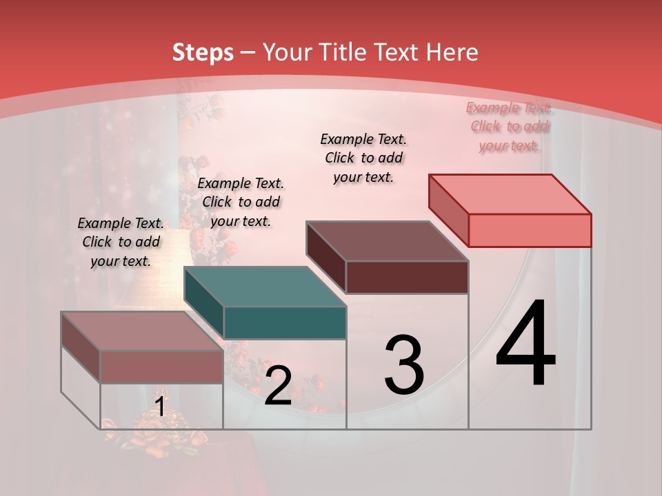 Pok Czerwony Obrus PowerPoint Template