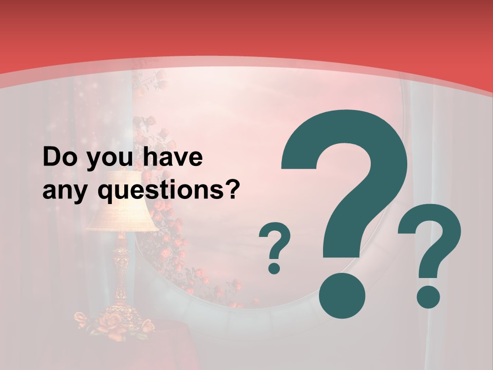 Pok Czerwony Obrus PowerPoint Template