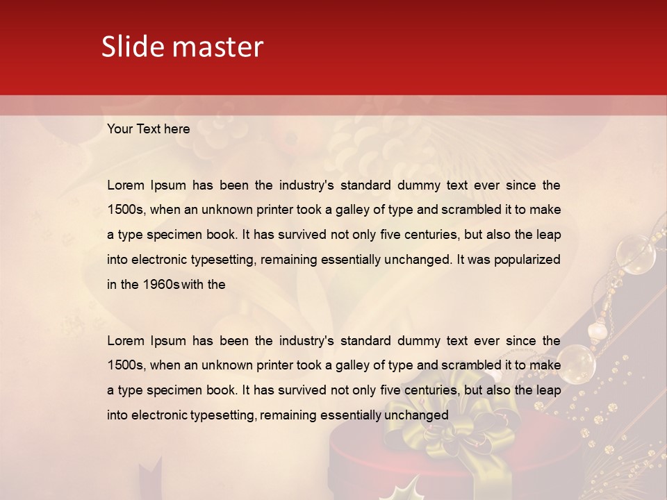 Bombka Jemio Retro PowerPoint Template