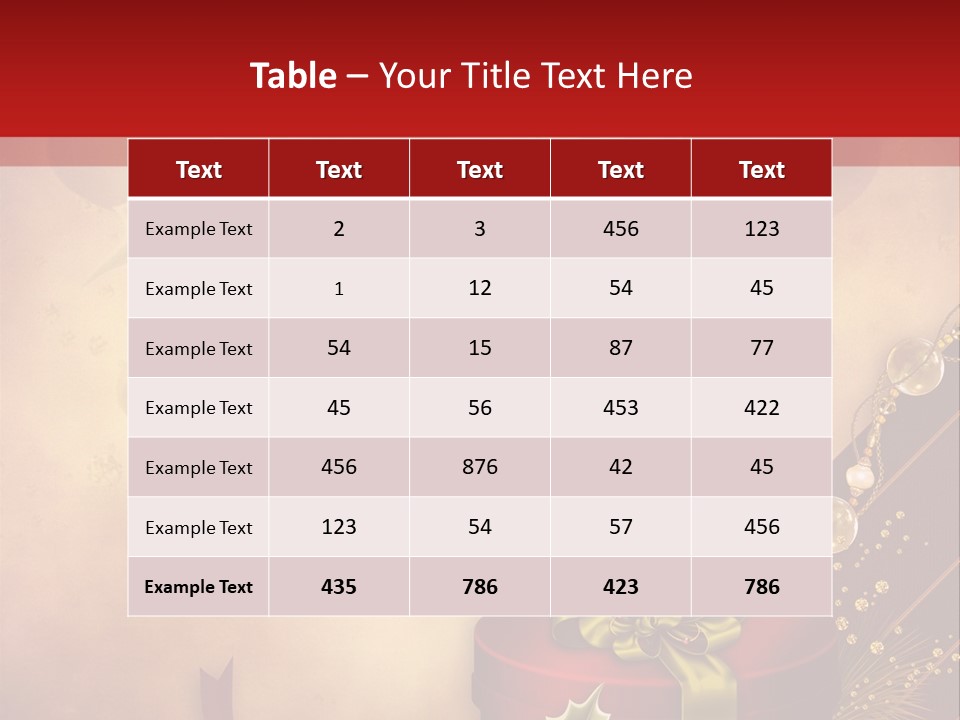 Bombka Jemio Retro PowerPoint Template