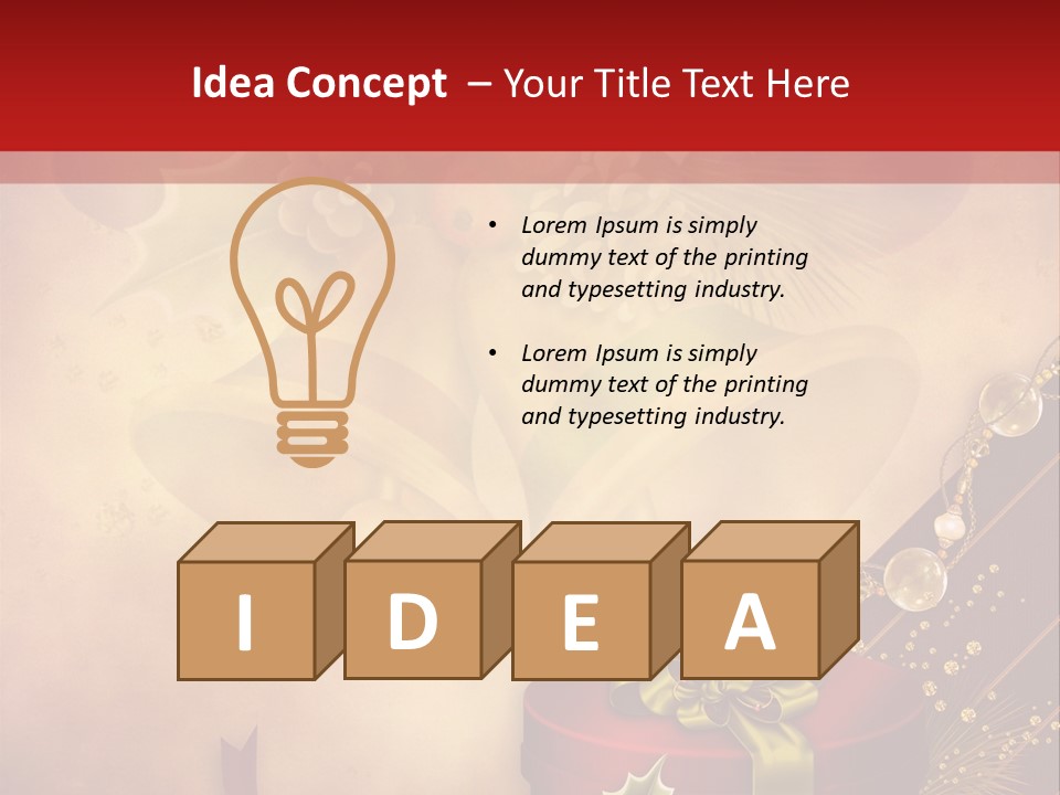 Bombka Jemio Retro PowerPoint Template