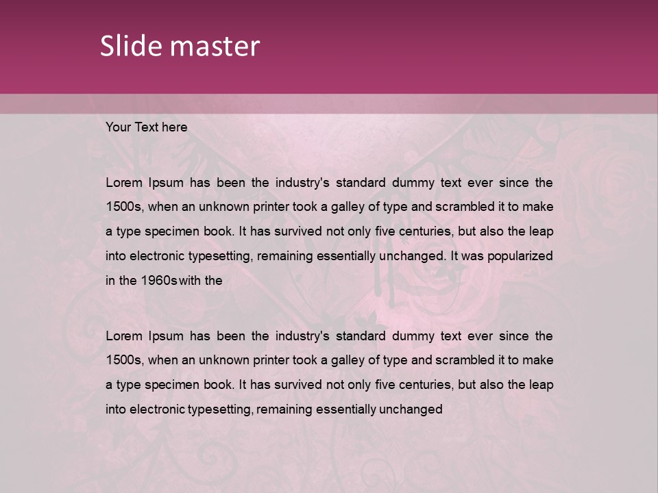 Ciemny Gotycki Fantasy PowerPoint Template