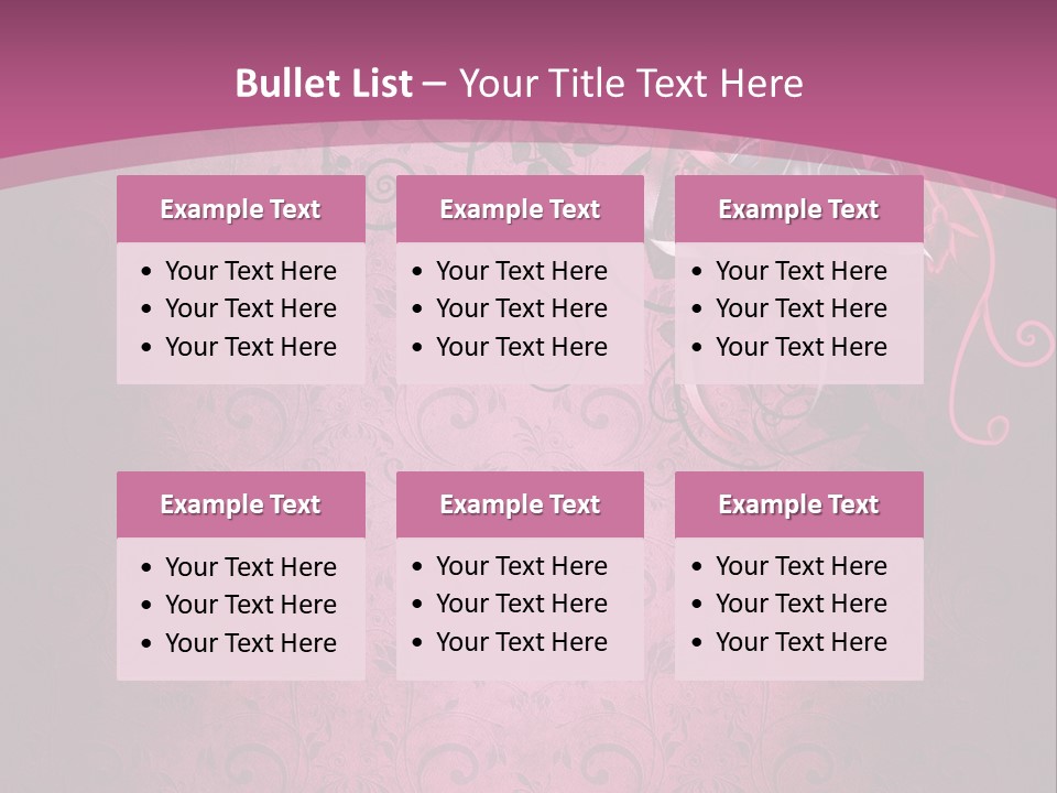 Elegancki Papeteria Walentynki PowerPoint Template