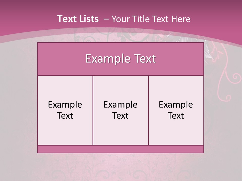Elegancki Papeteria Walentynki PowerPoint Template