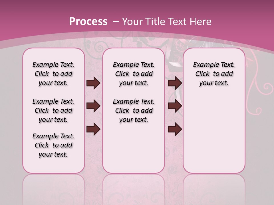 Elegancki Papeteria Walentynki PowerPoint Template