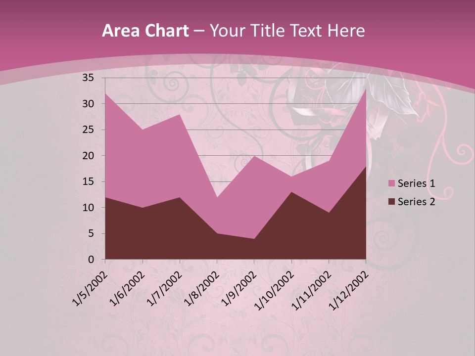 Elegancki Papeteria Walentynki PowerPoint Template