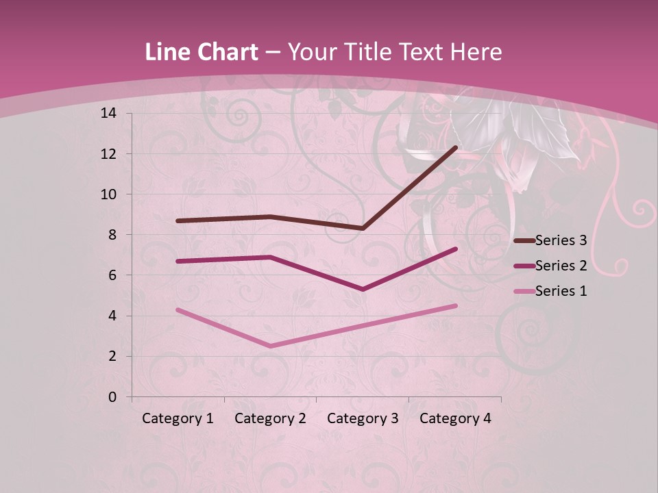 Elegancki Papeteria Walentynki PowerPoint Template