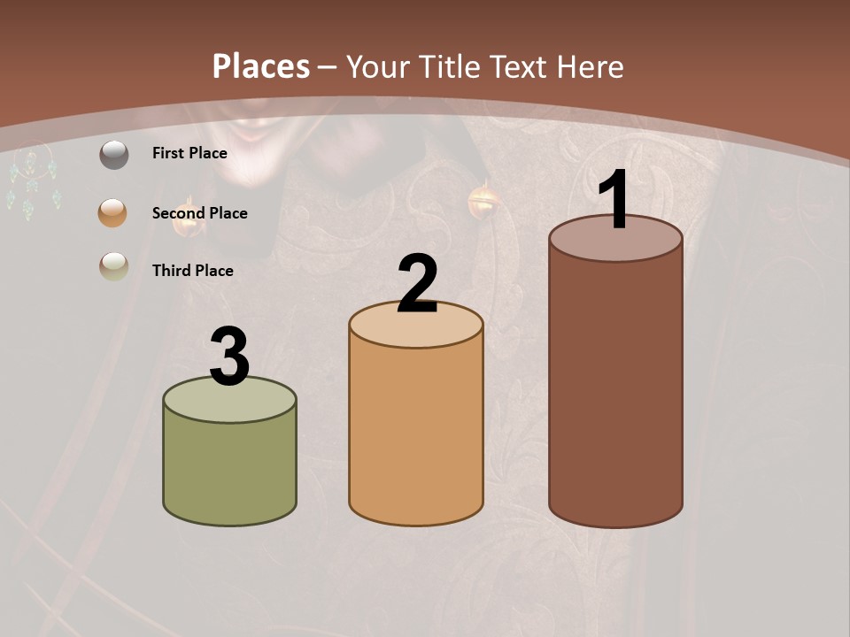 Ramka Maska Ilustracja PowerPoint Template