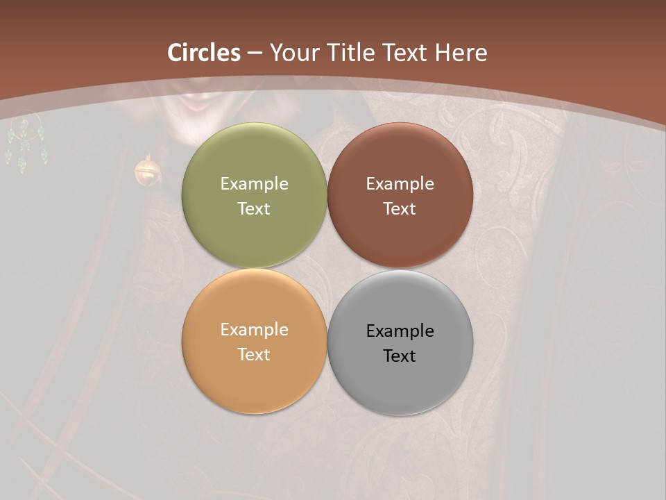 Ramka Maska Ilustracja PowerPoint Template