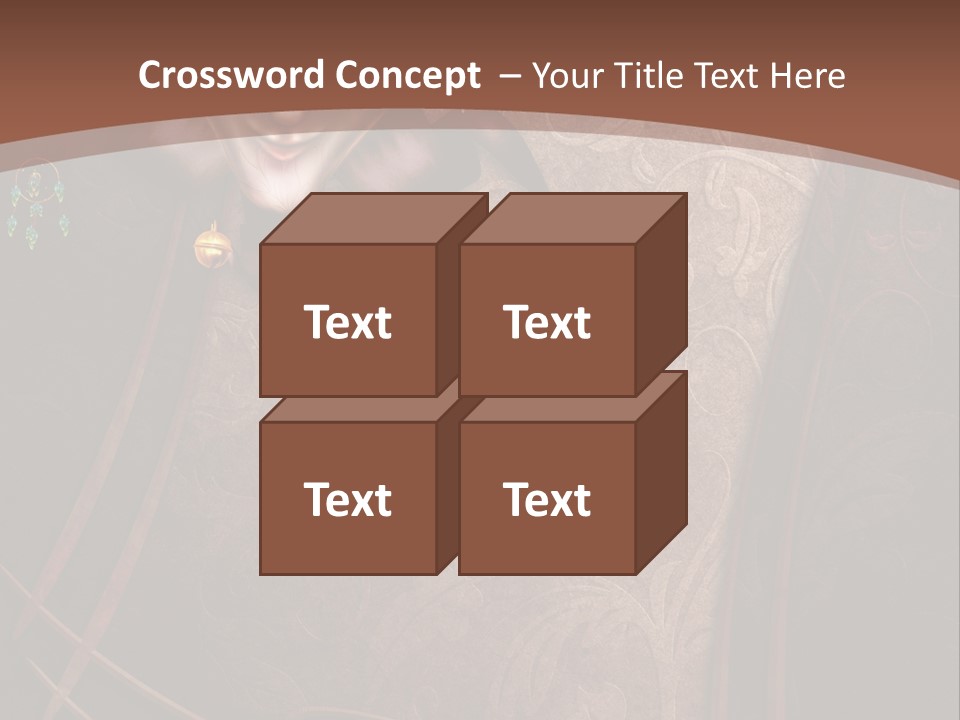 Ramka Maska Ilustracja PowerPoint Template