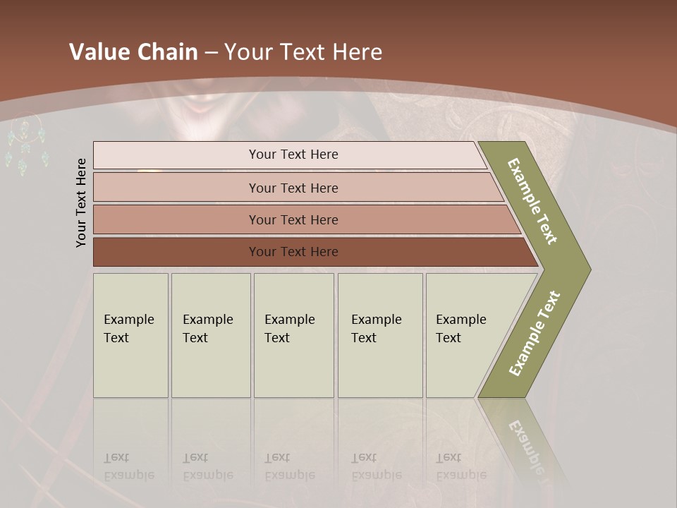Ramka Maska Ilustracja PowerPoint Template