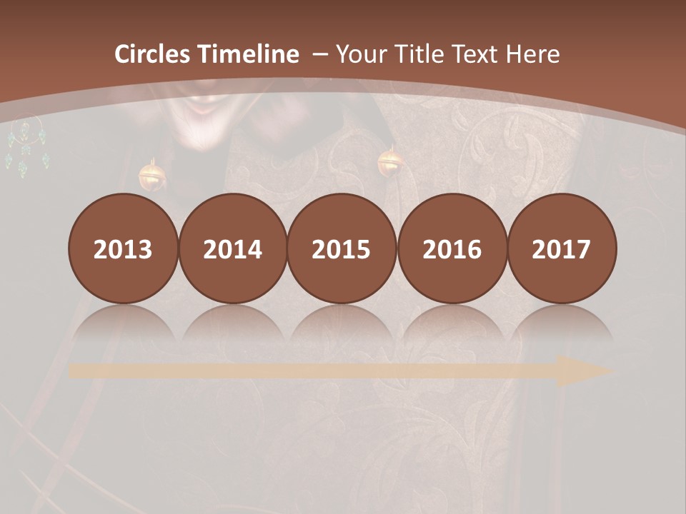 Ramka Maska Ilustracja PowerPoint Template