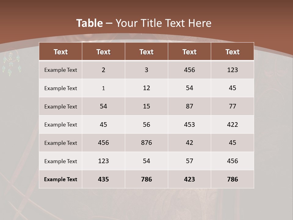 Ramka Maska Ilustracja PowerPoint Template