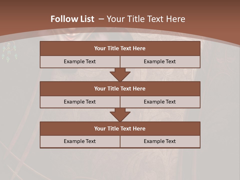 Ramka Maska Ilustracja PowerPoint Template