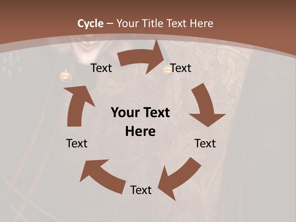 Ramka Maska Ilustracja PowerPoint Template