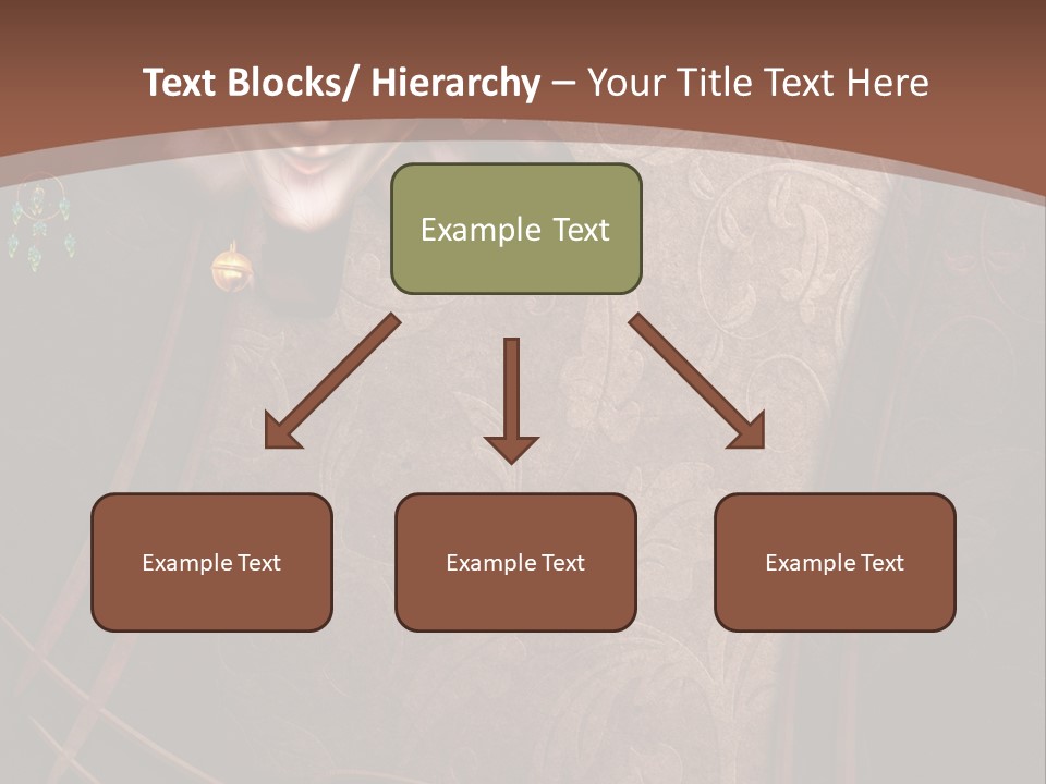 Ramka Maska Ilustracja PowerPoint Template