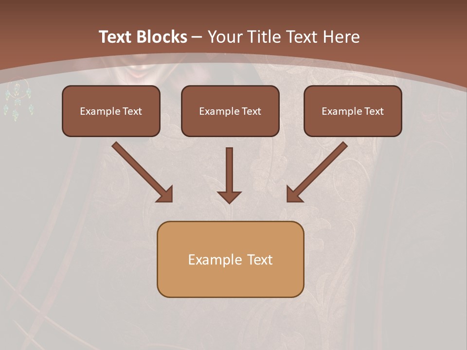 Ramka Maska Ilustracja PowerPoint Template