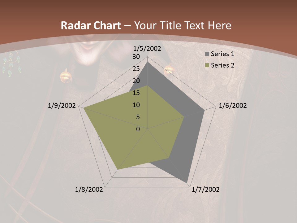 Ramka Maska Ilustracja PowerPoint Template