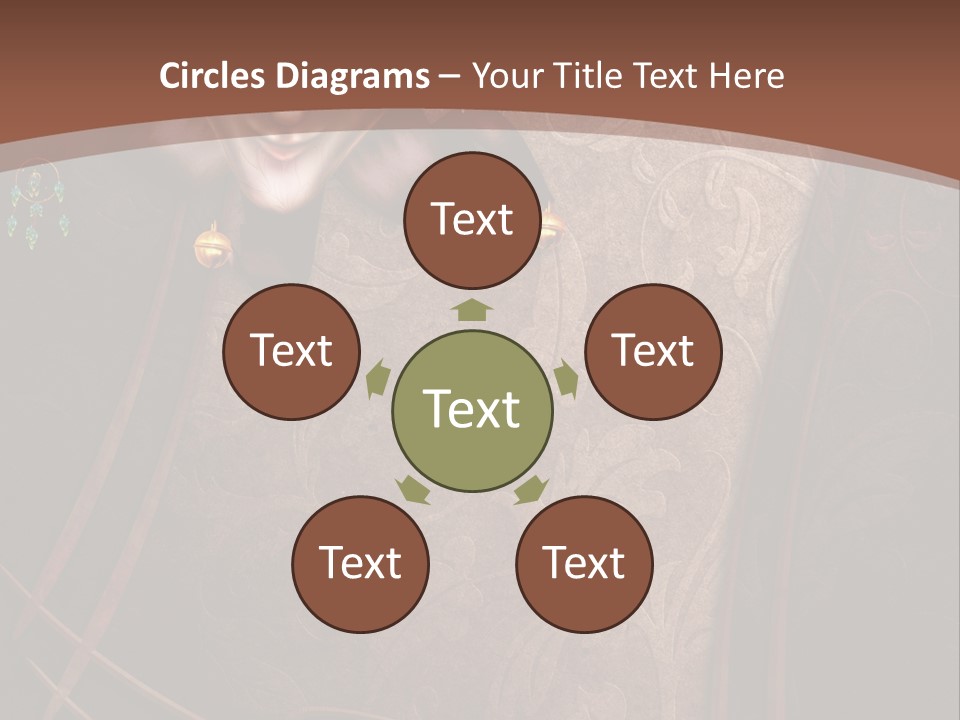 Ramka Maska Ilustracja PowerPoint Template