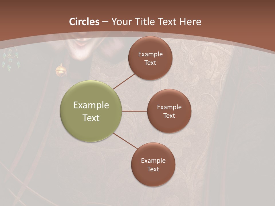 Ramka Maska Ilustracja PowerPoint Template