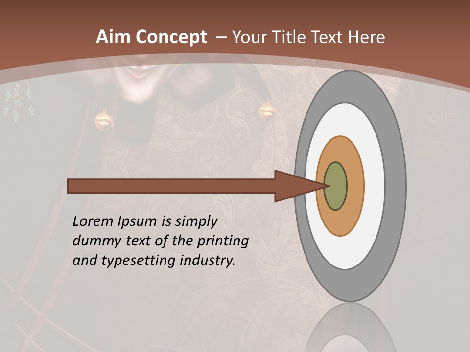 Ramka Maska Ilustracja PowerPoint Template