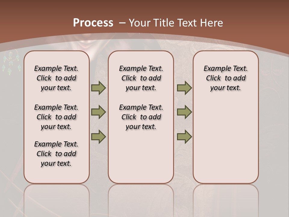 Ramka Maska Ilustracja PowerPoint Template