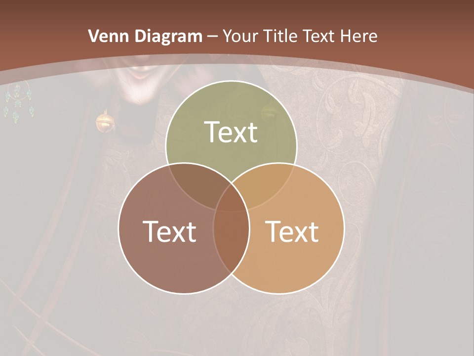 Ramka Maska Ilustracja PowerPoint Template