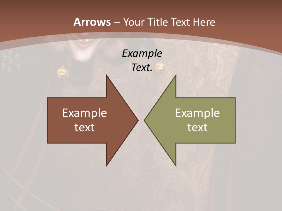 Ramka Maska Ilustracja PowerPoint Template