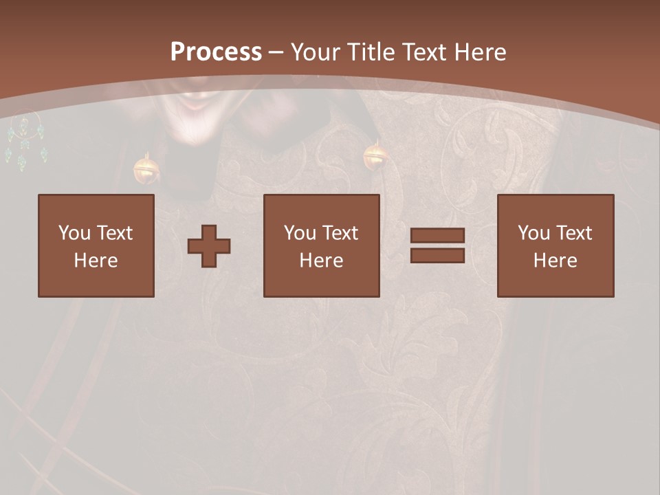 Ramka Maska Ilustracja PowerPoint Template
