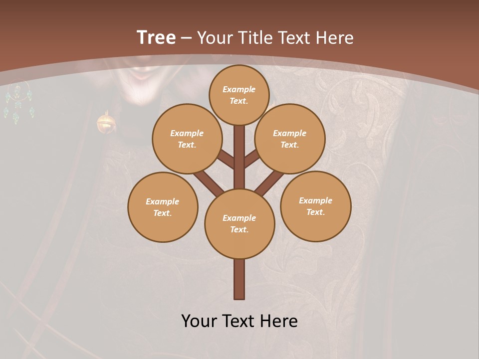 Ramka Maska Ilustracja PowerPoint Template