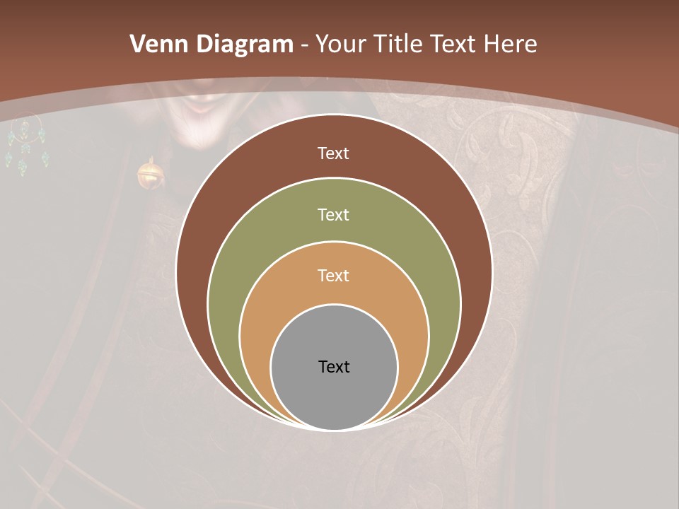 Ramka Maska Ilustracja PowerPoint Template