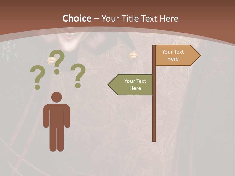 Ramka Maska Ilustracja PowerPoint Template