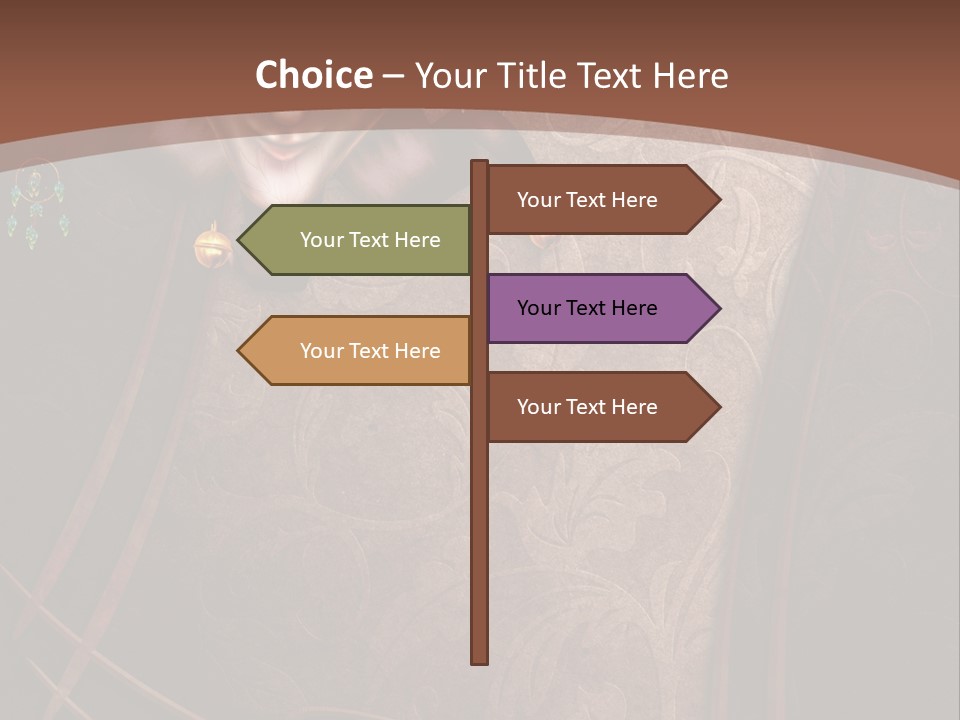 Ramka Maska Ilustracja PowerPoint Template