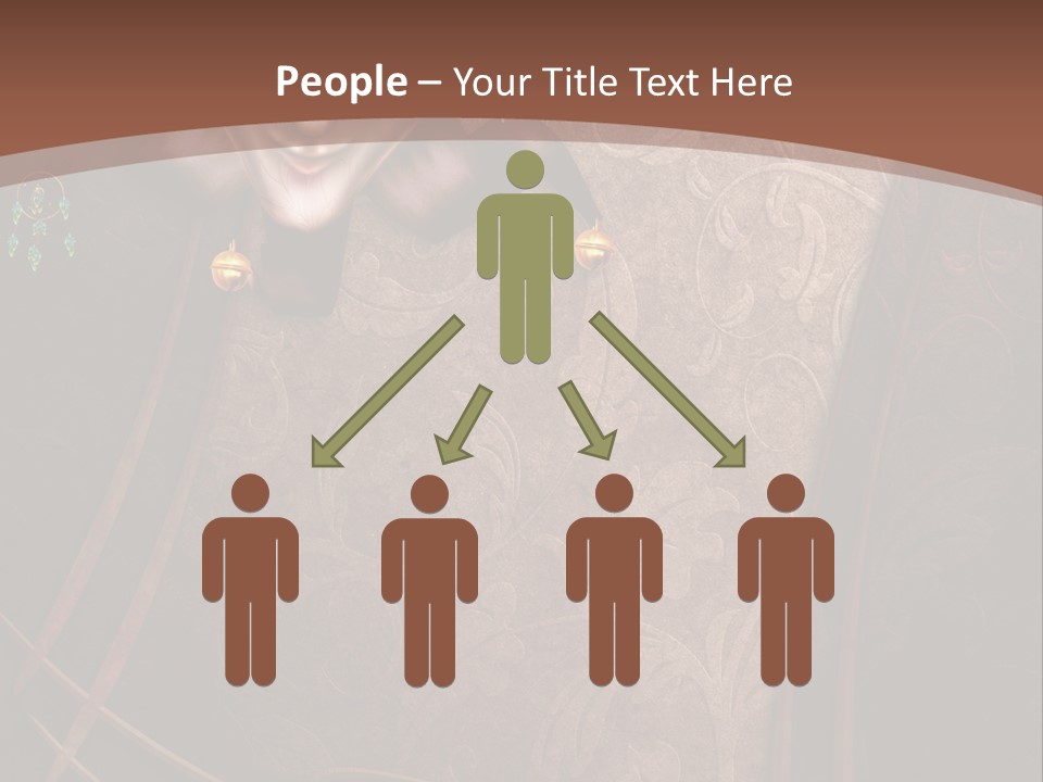 Ramka Maska Ilustracja PowerPoint Template